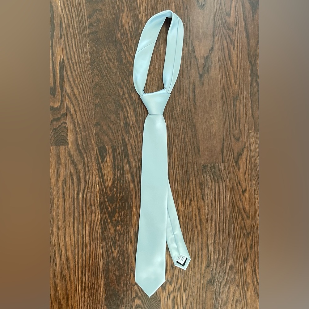 Boys Light Blue Tie - Bar III Brand